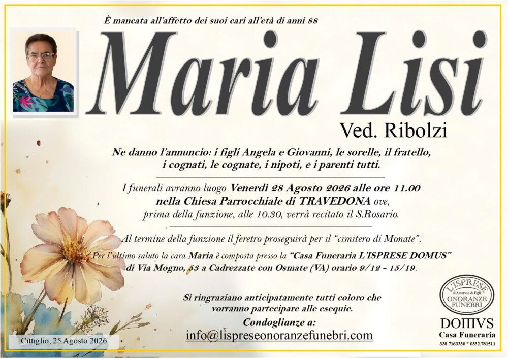 Epigrafe Maria Lisi