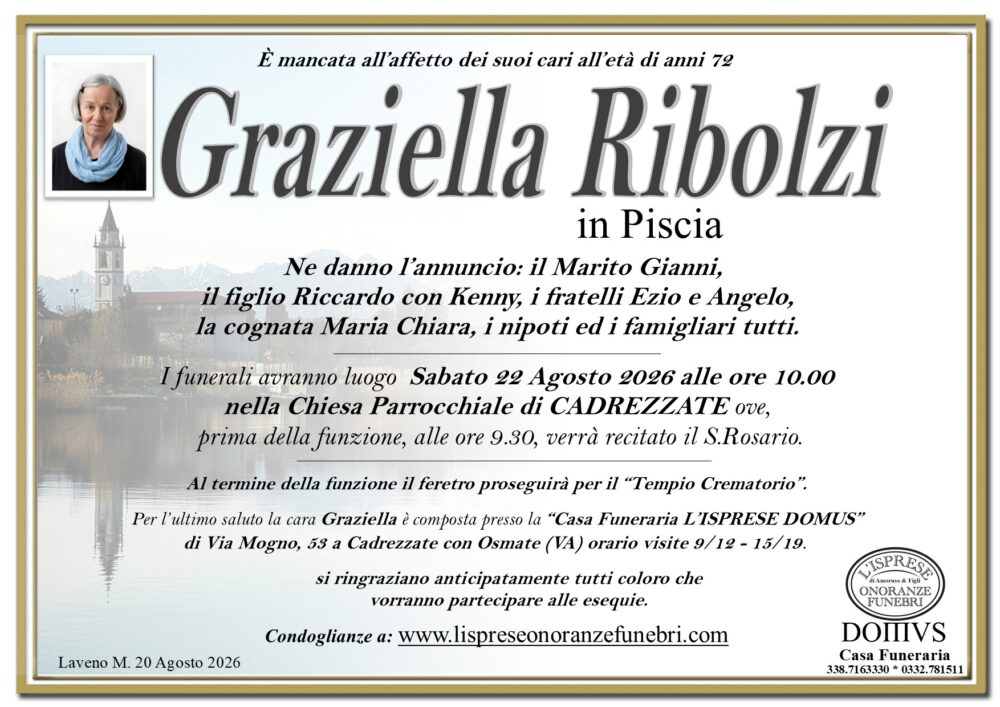 Epigrafe Graziella Ribolzi