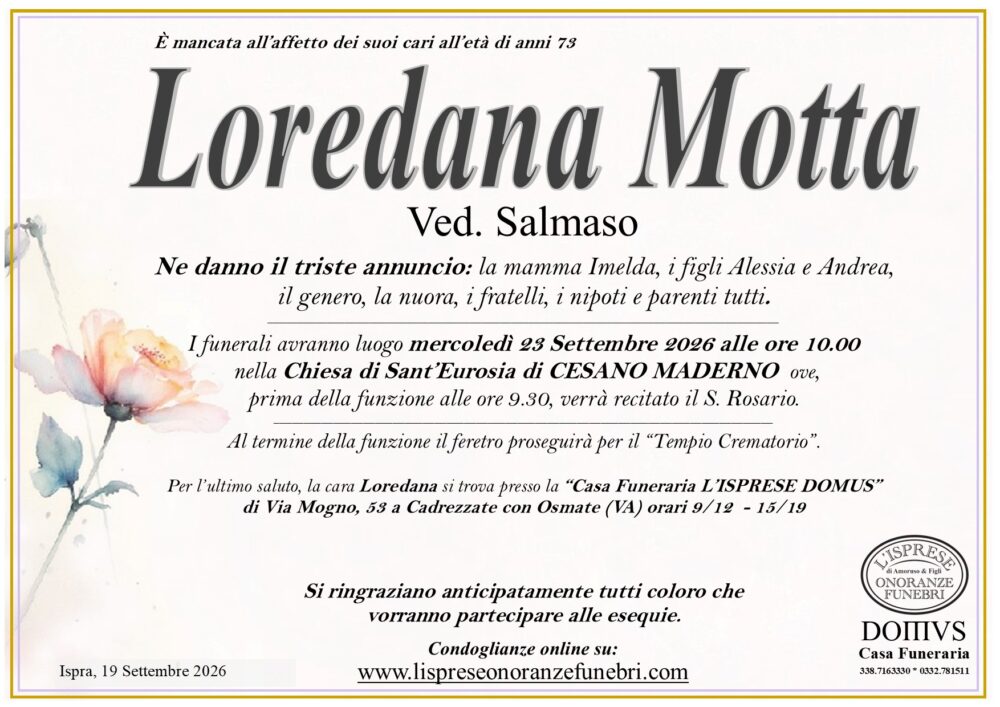 Epigrafe Loredana Motta